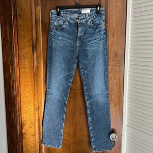 AG Mari High Rise Slim Straight Denim Jeans sz 27